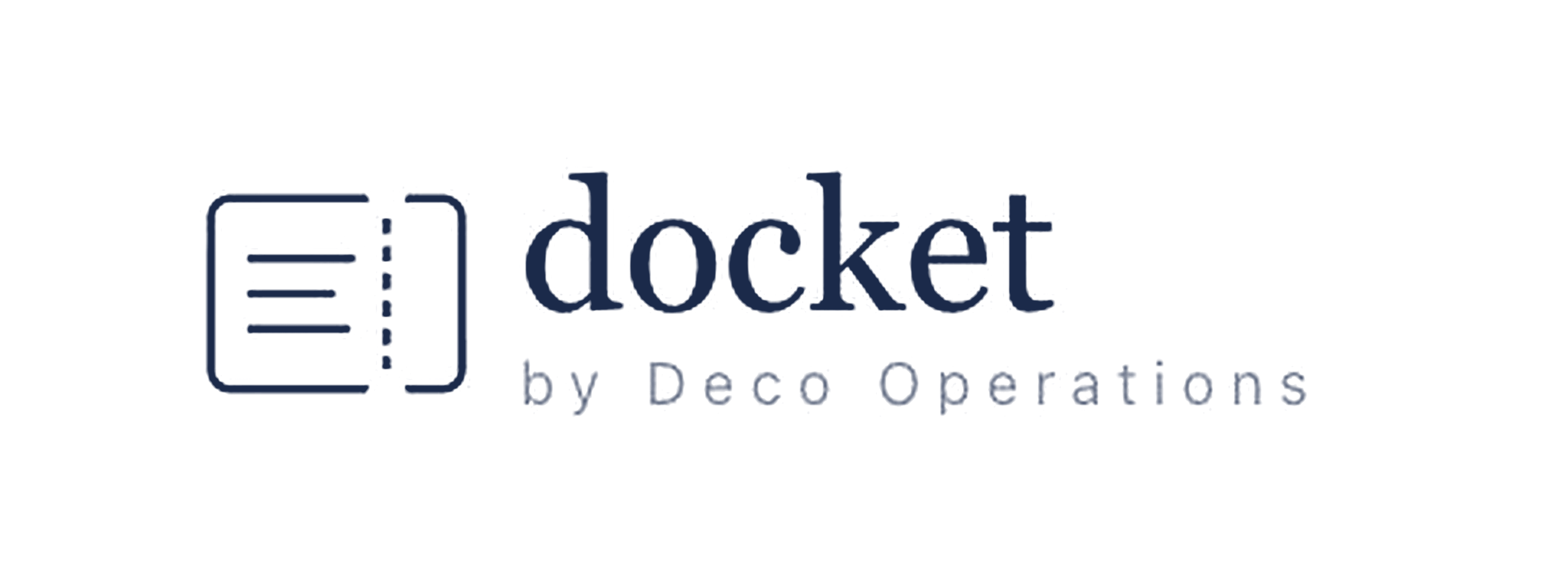 Docket — by Deco Operations